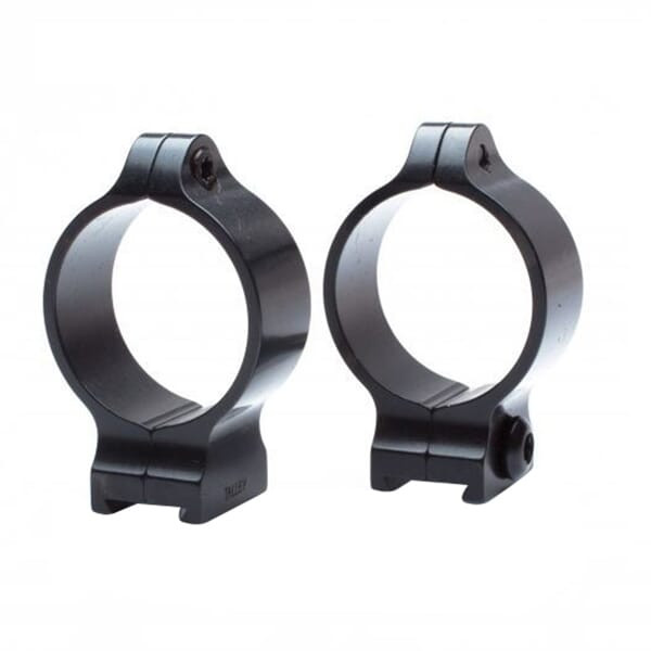 Talley Matte Steel 30mm Fixed Med Scope Rings M300004