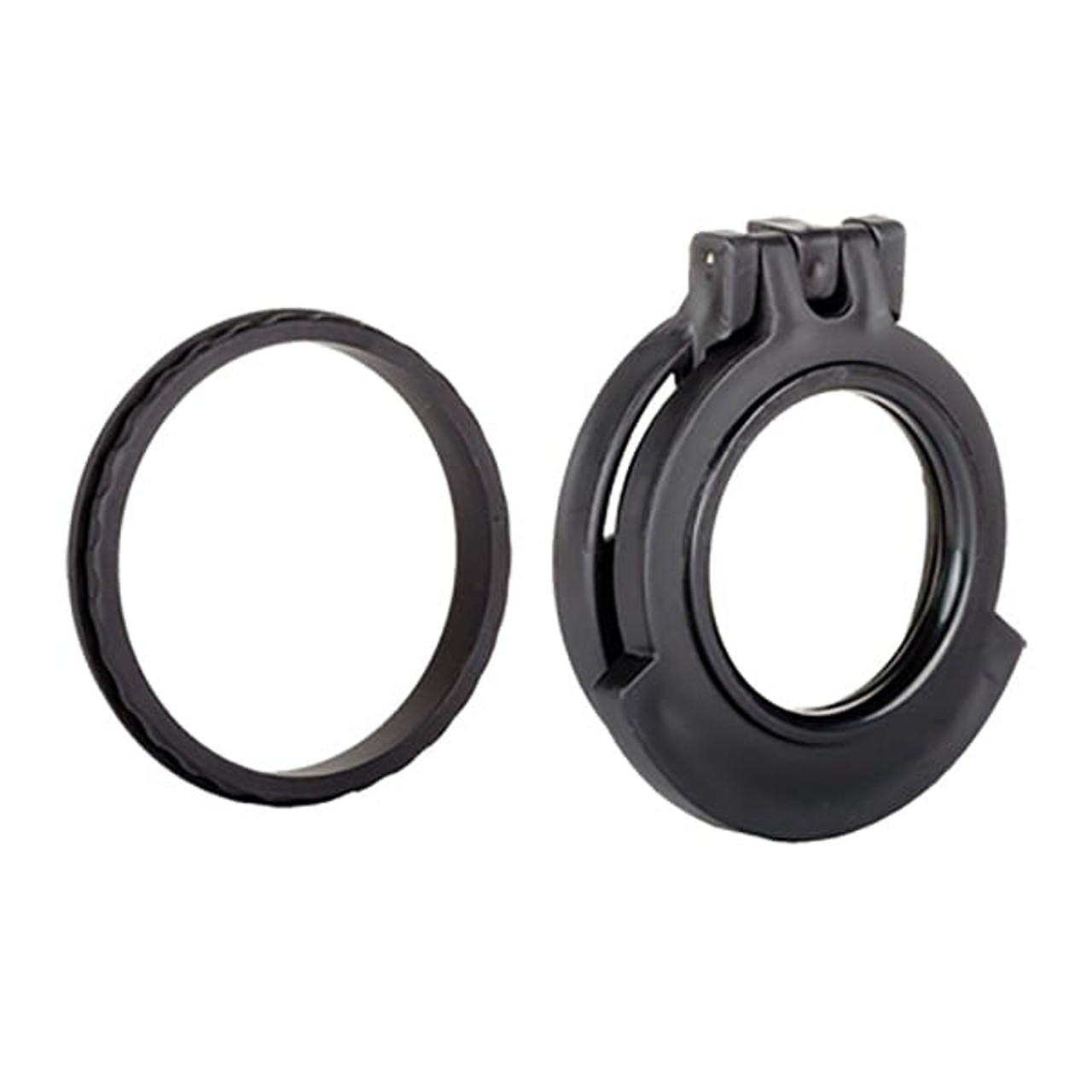 Tenebraex Objective Clear Flip Cover w/ Adapter Ring for 42mm Kahles and Swarovski Scopes KH5042-CCR