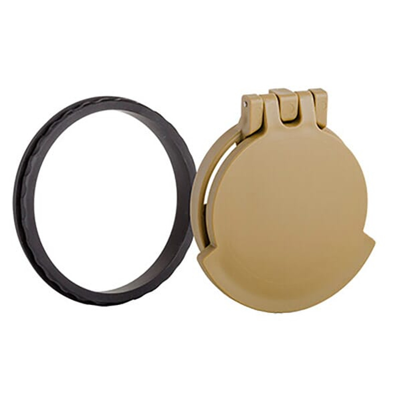 Tenebraex Objective Flip Cover w/ Adapter Ring RAL8000/Black for Kahles K312i 3-12x50 and K318i 3.5-18x50i KR5052-FCR