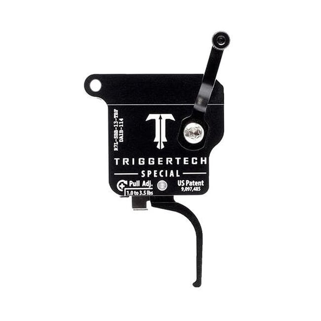 TriggerTech Rem 700 Factory LH Special Flat Blk/Blk Single Stage Trigger R7L-SBB-13-TBF