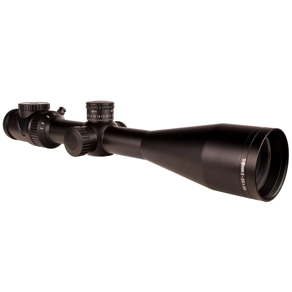 Trijicon AccuPoint 5-20x50 w/ BAC, Green Triangle Post Reticle, 30mm, Satin Black Riflescope 200154