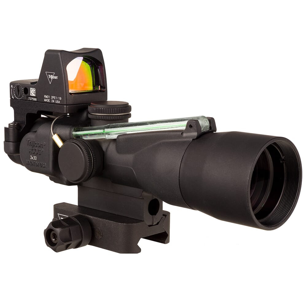 Trijicon ACOG 3x30 Dual Illum Amber Horseshoe/Dot 5.56x45mm/62gr