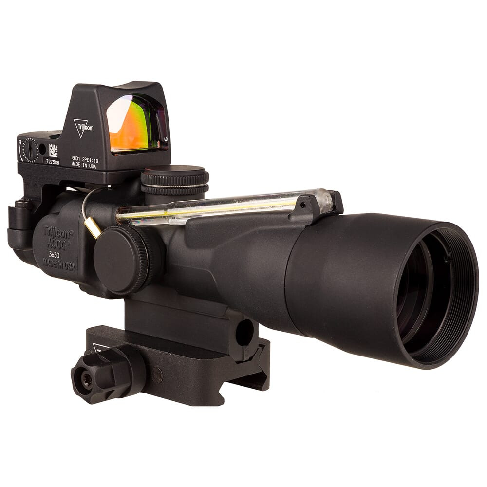 Trijicon 3x30 Compact ACOG Dual Illum Green Horseshoe/Dot 5.56