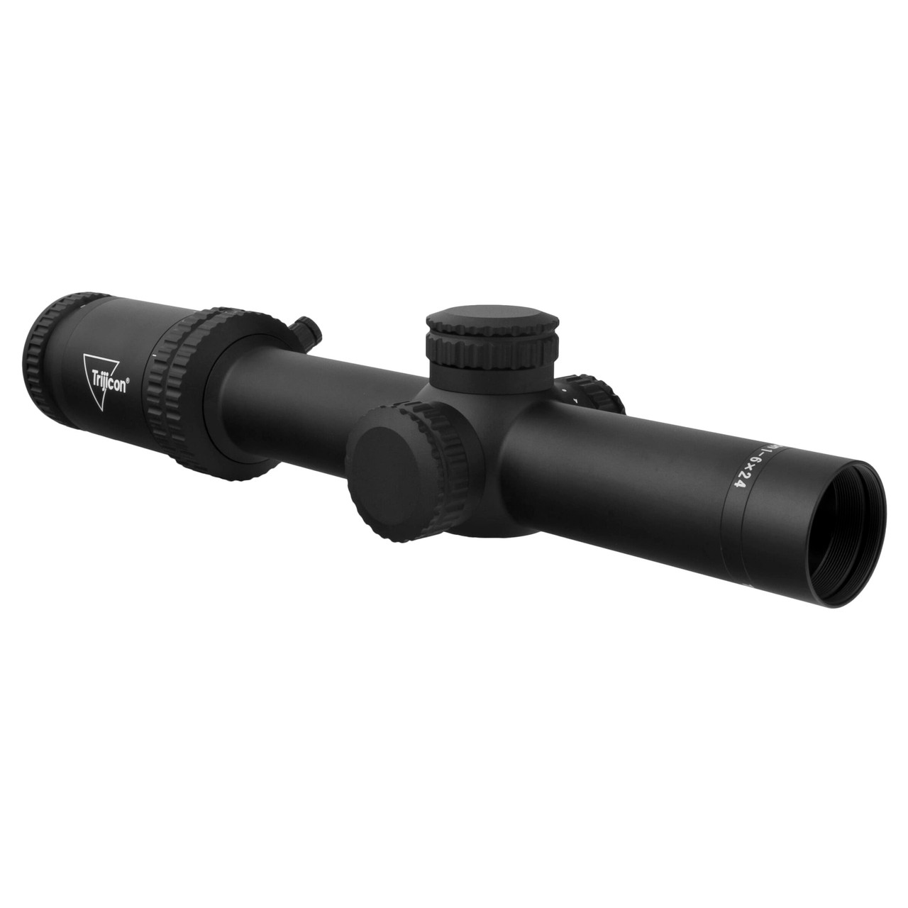 Trijicon Credo 1-6x24 FFP w/ Green MRAD Segmented Circle, 30mm, Matte Black Riflescope 2900024