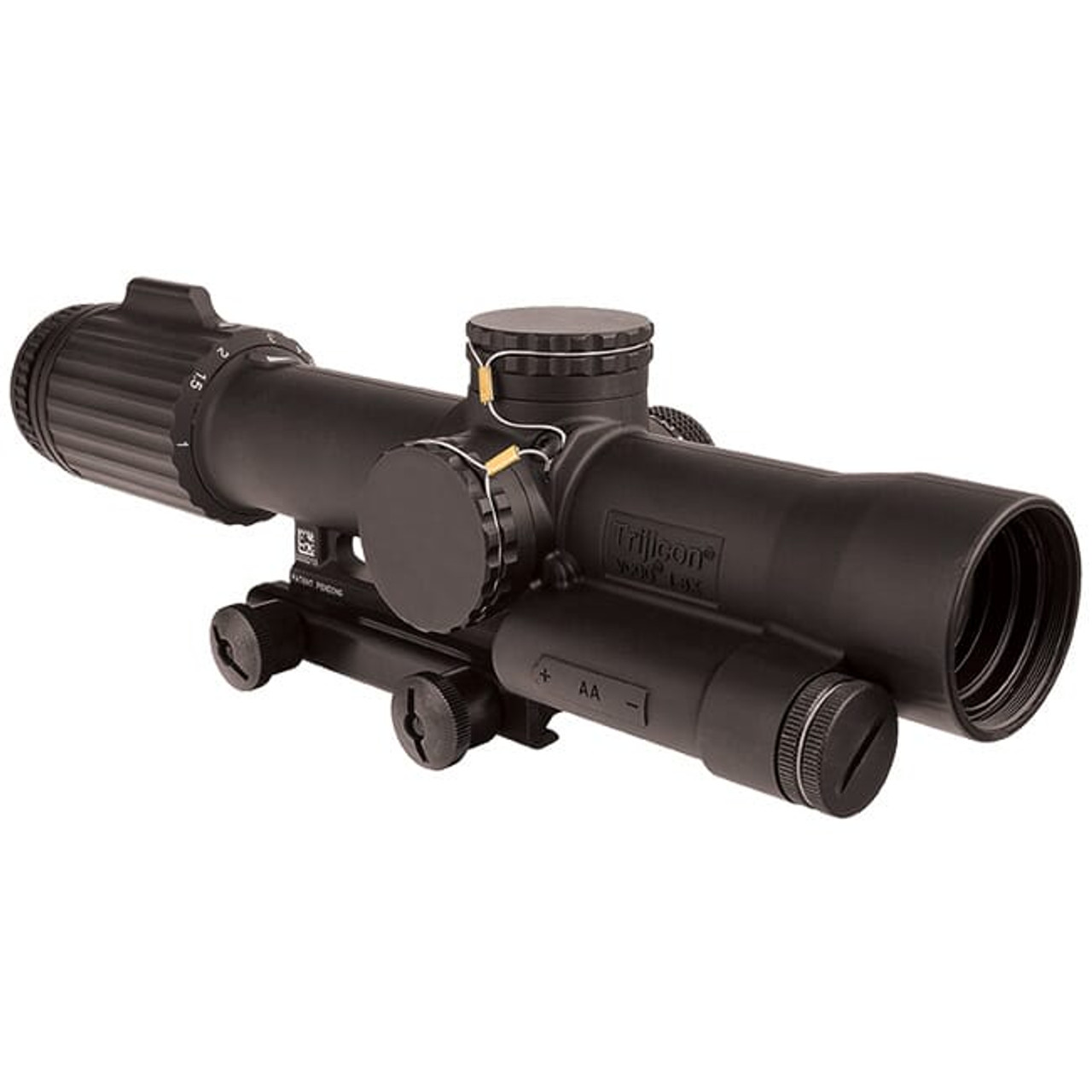 Trijicon VCOG 1-8x28 Red MRAD Crosshair Dot Reticle Scope w/ Thumbscrew Mount VC18-C-2400003