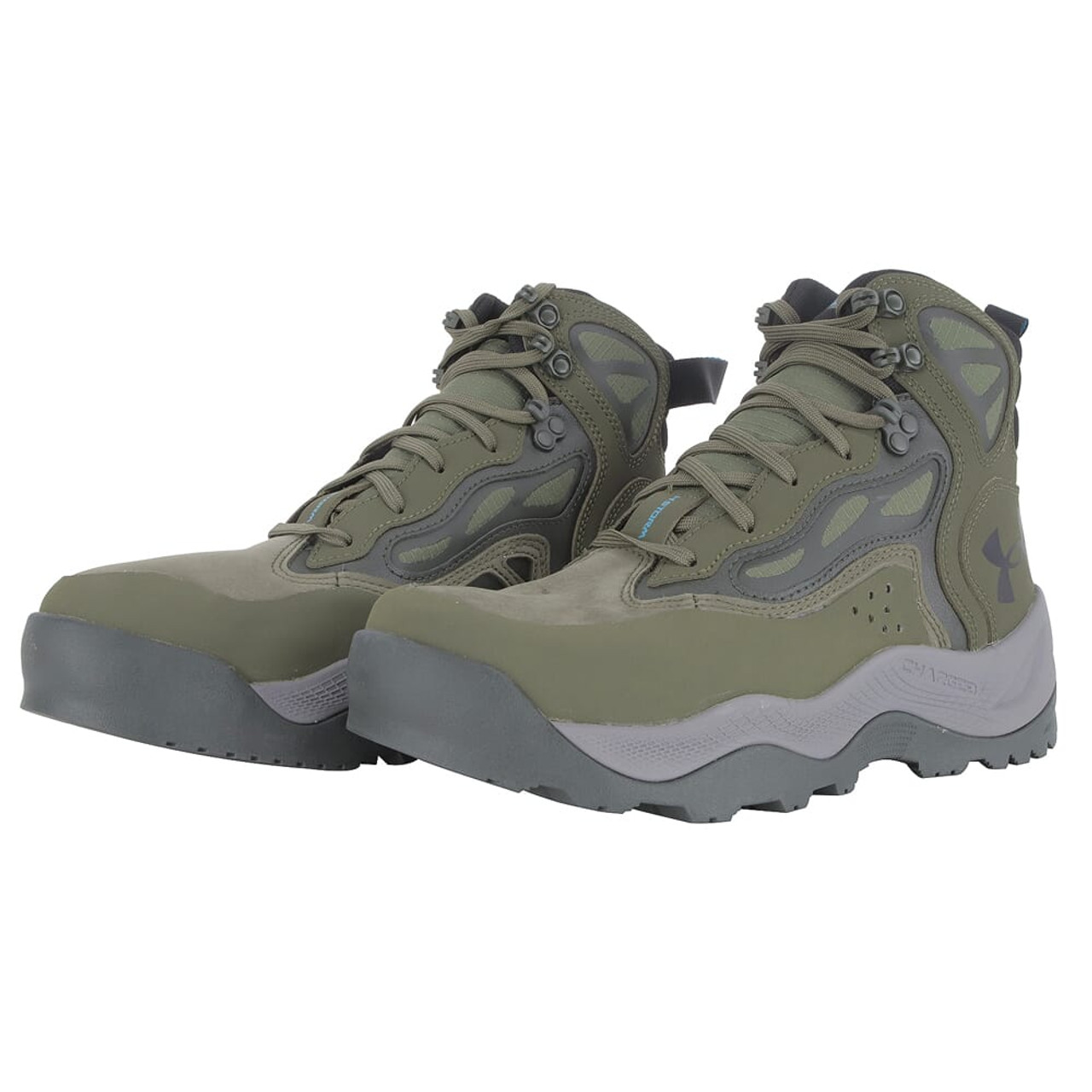 Under Armour Charged Raider Mid WP Boots Marine ODG/Brq Grn/Blk 3024265-300