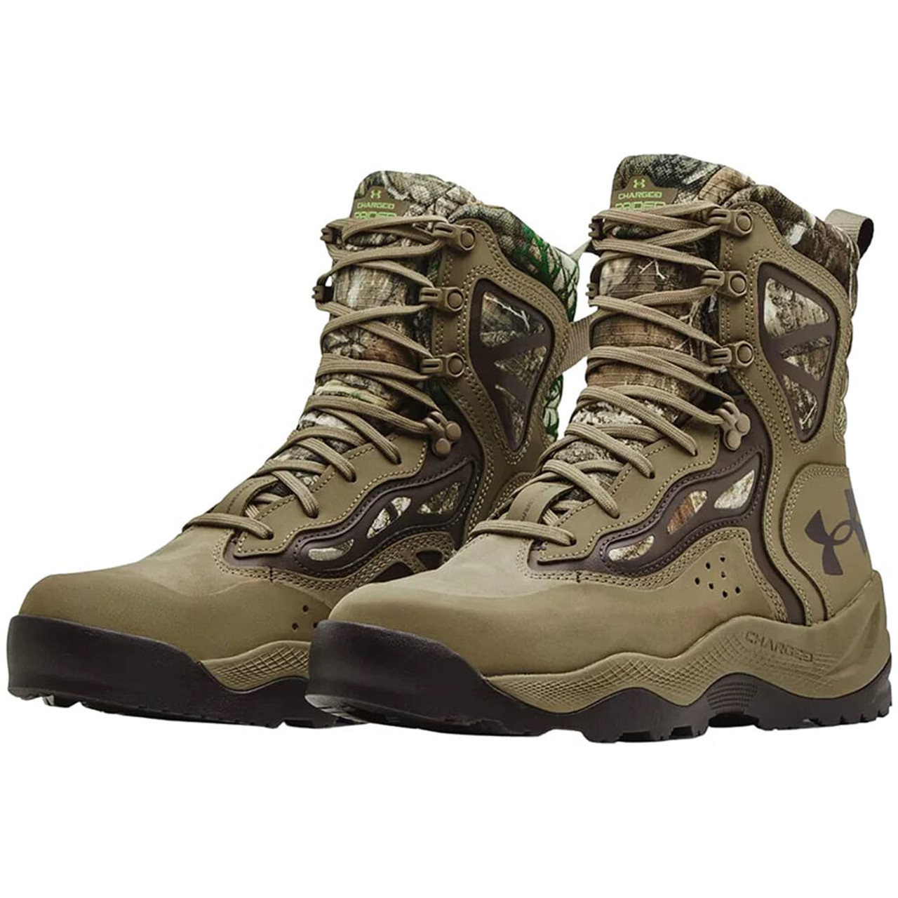 Under Armour Charged Raider WP Boots RT Edge/Mvrck Brn Size 8 3024338-902018