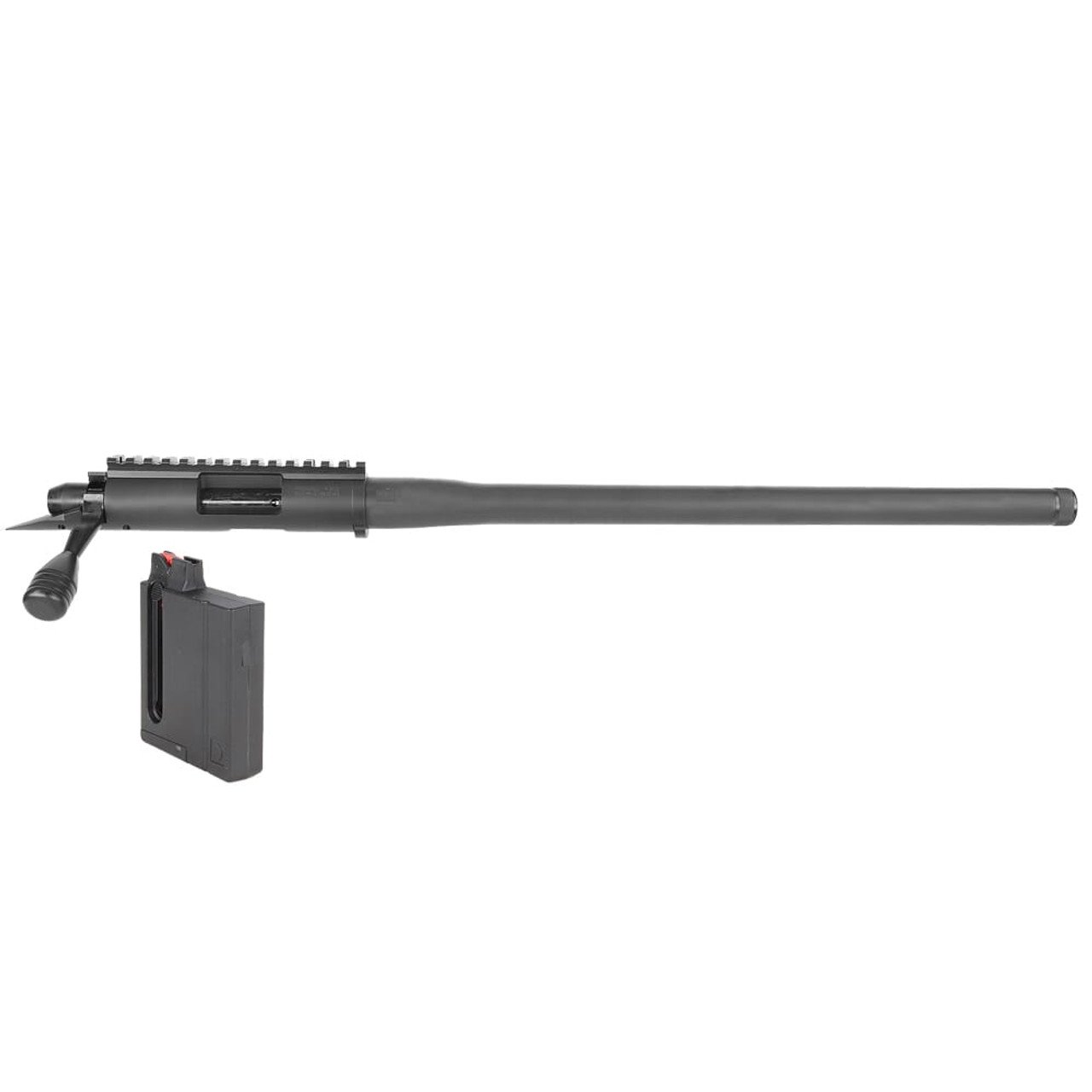 Vudoo Gun Works V-22 360 G3 .22 LR Kukri Contour 18" TH Graphite Black Repeater Barreled Action RBA-22LR-G3-KUK18T-GB