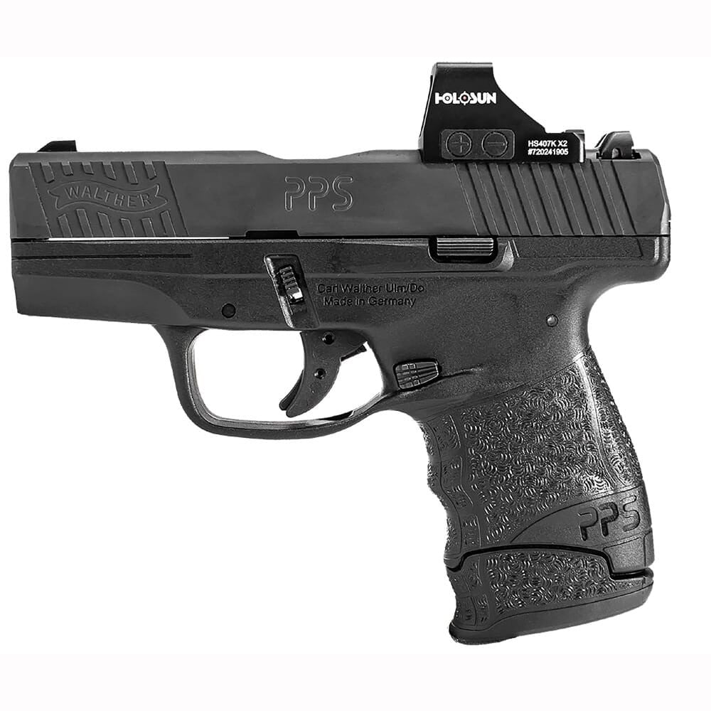 Walther Arms PPS M2 9mm 3.2" Bbl Pistol w/Holosun 407K Red Dot Sight 2851113