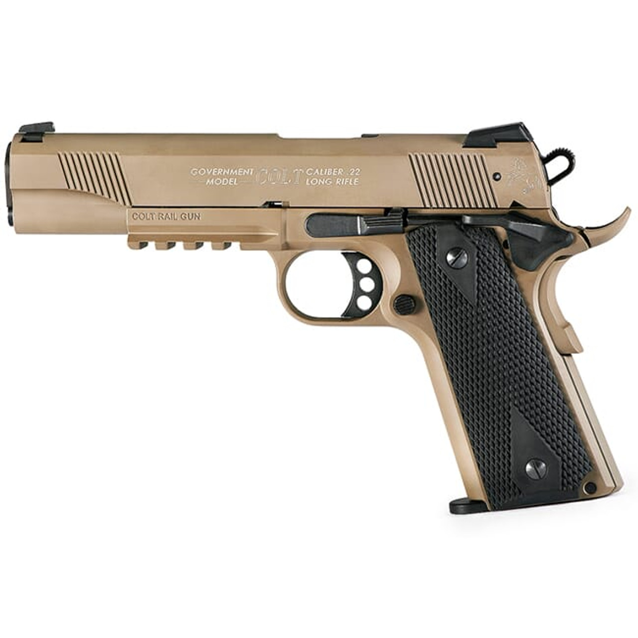 Walther Colt 1911 Rail Gun .22lr 12rd FDE 5170310