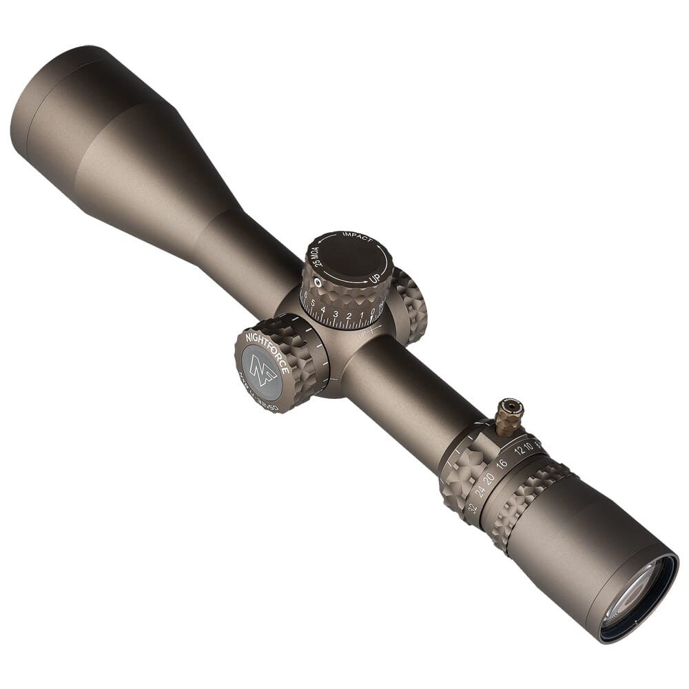 Nightforce NX8 4-32x50 F2 .250 MOA MOAR-CF2D Dark Earth Riflescope