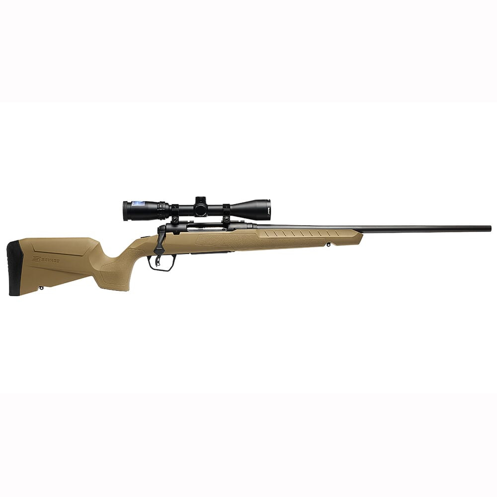 ②ND Savage Arms Axis 2 XP Compact 7mm-08 Rem Green Rifle 32218 For