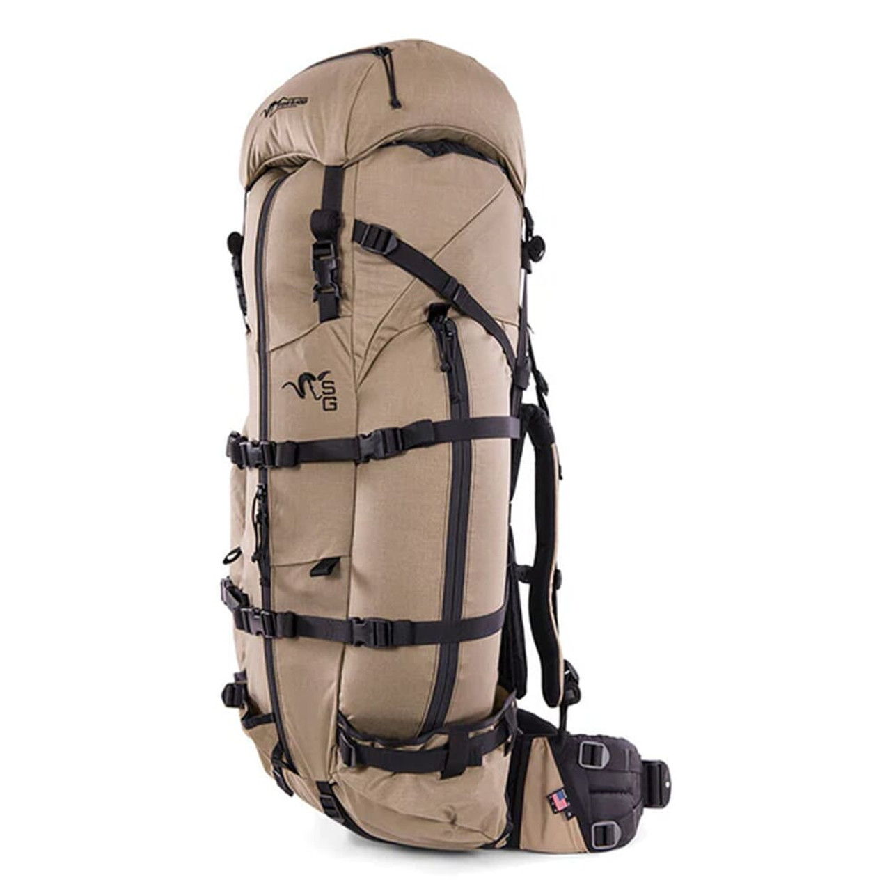 Stone Glacier Sky Talus 6900 Pack w/Krux Frame Tan Short Large 50143-TN-L