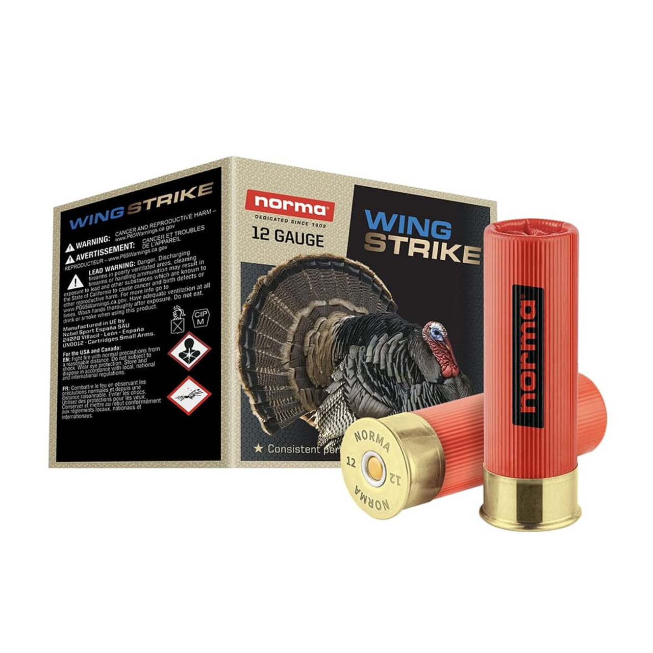 Norma WINGSTRIKE 12ga 2.75" #5 1 1/8oz Shotshell (25/box) 1298103250