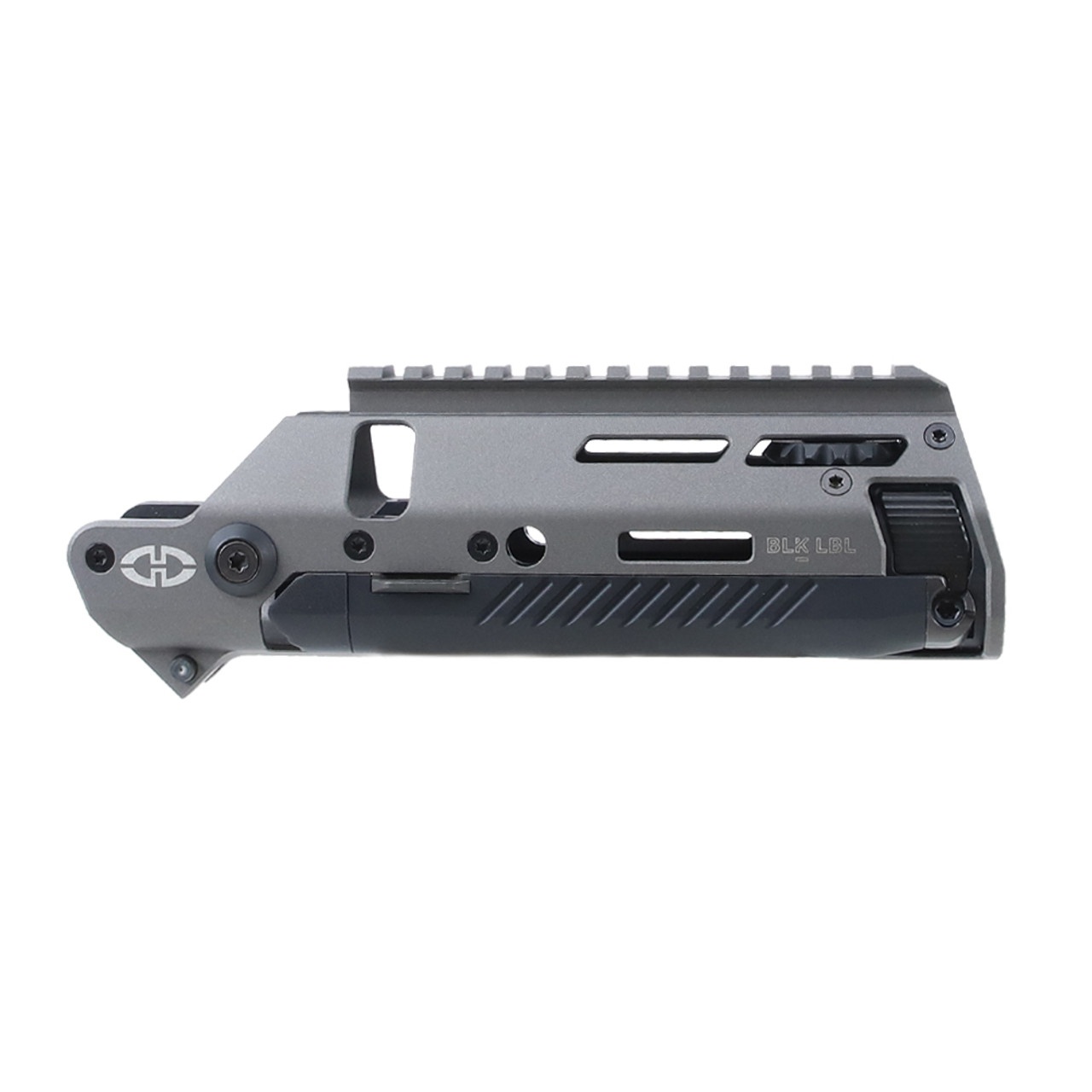 Desert Tech MDRx BLK LBL ALX 16" Tungsten Handguard Bipod ACC0227-T