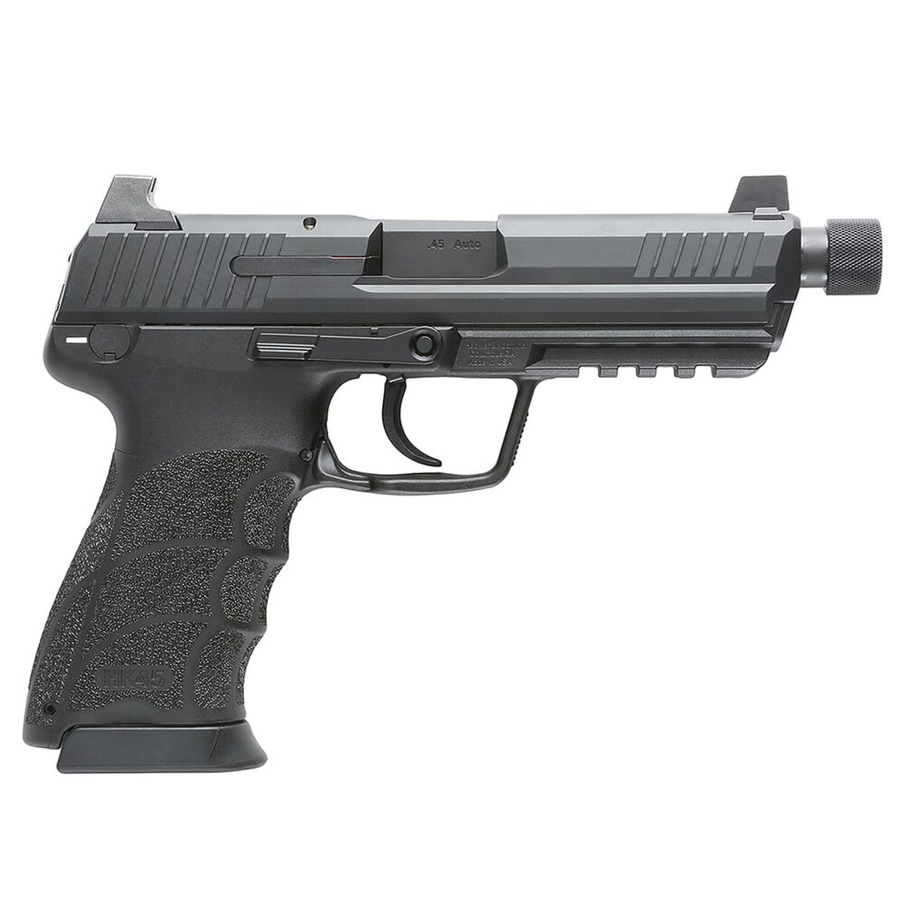 HK HK45 Tactical V& LEM .45 ACP 5.2" M16x1 LH Bbl Pistol w//Safety/Decocker & (2) 10rd Mags 81001118