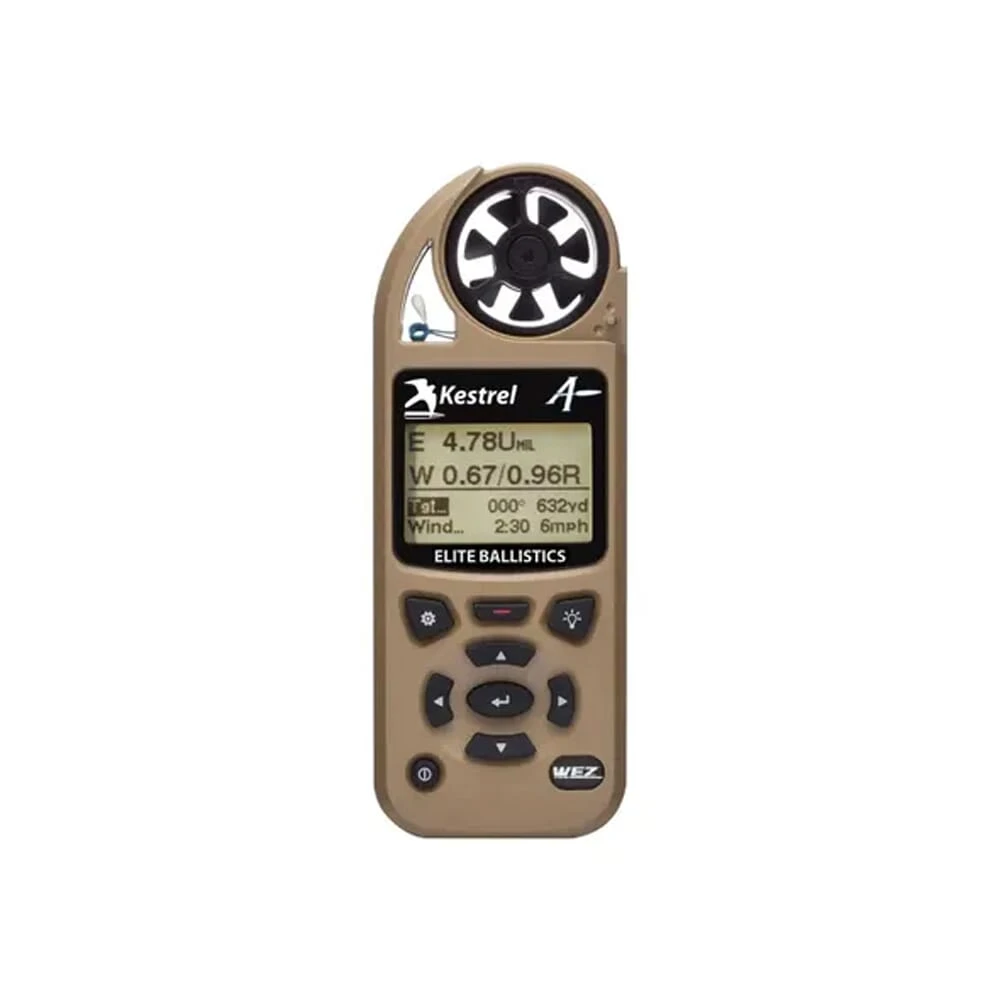 Kestrel 5700X WEZ Tan Weather Meter w/ Applied  Ballistics - Berry Compliant 0857XWLTANM