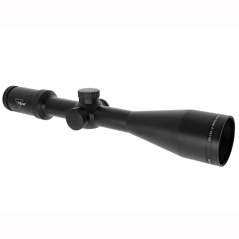 USED Trijicon Huron 4-16x50 Riflescope BDC Hunter Holds, 30mm Tube, Satin Black, Capped Adjusters 2700009 - Light Mount Marks USED9046