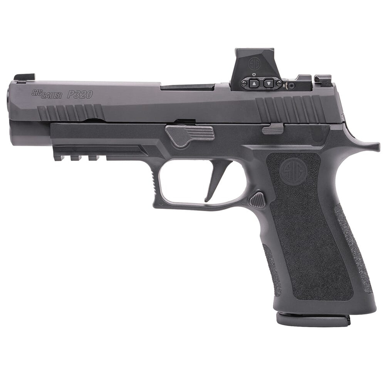 Sig Sauer P320 XFULL 9mm 4.7" Bbl Black Pistol w/(2) 10rd Steel Mags, XRAY3, & ROMEO-X Pro 320XF-9-BXR3-RXX-10
