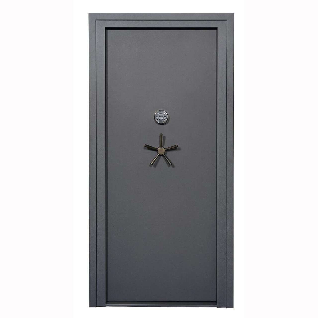 SnapSafe 36"x80" Dark Grey Premium Vault Door w/Digital Lock 75421