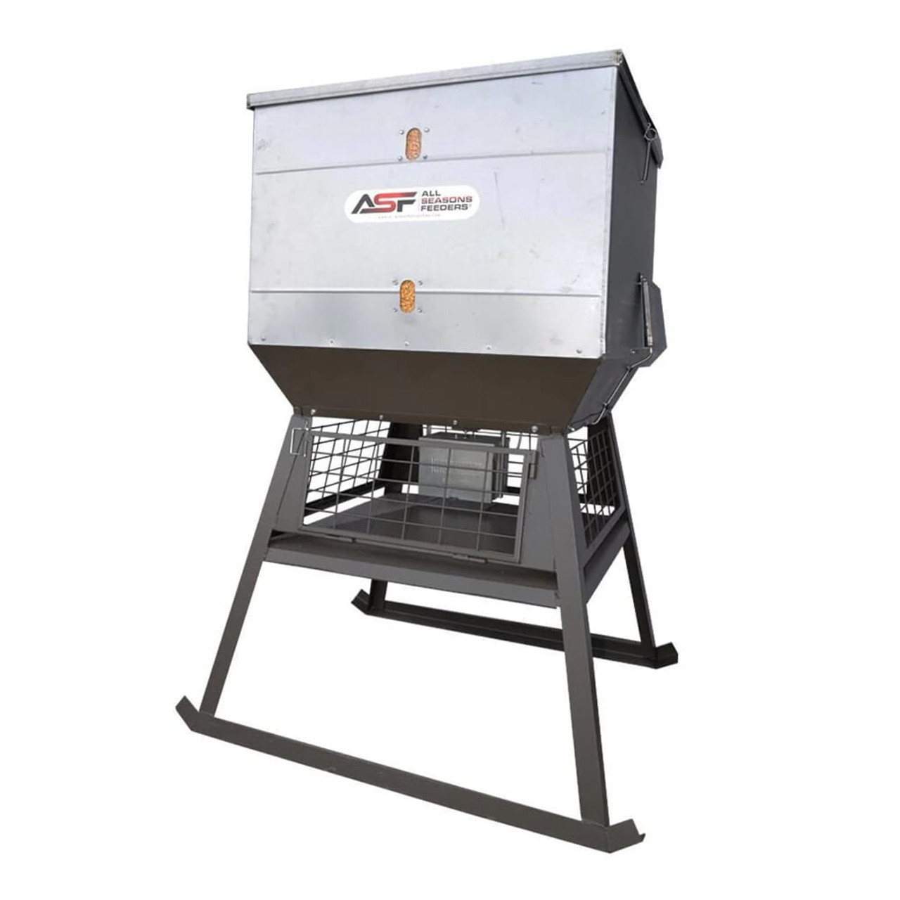 ASF Stand & Fill 1000lb Broadcast Feeder w/cage