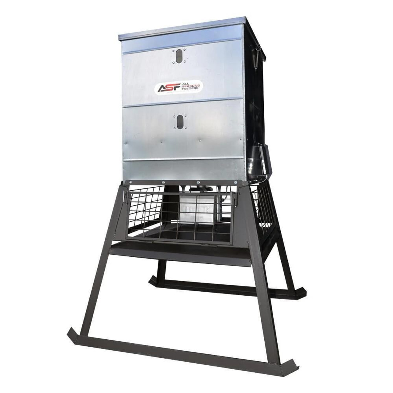 ASF Stand & Fill 600lb Broadcast Feeder w/cage