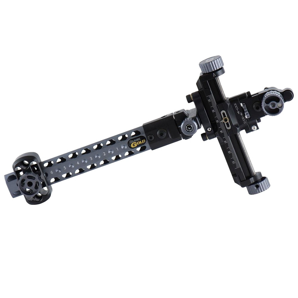 Black Gold Competition 2A 6" WT Grey RH Competition Sight BGC2A6T-R