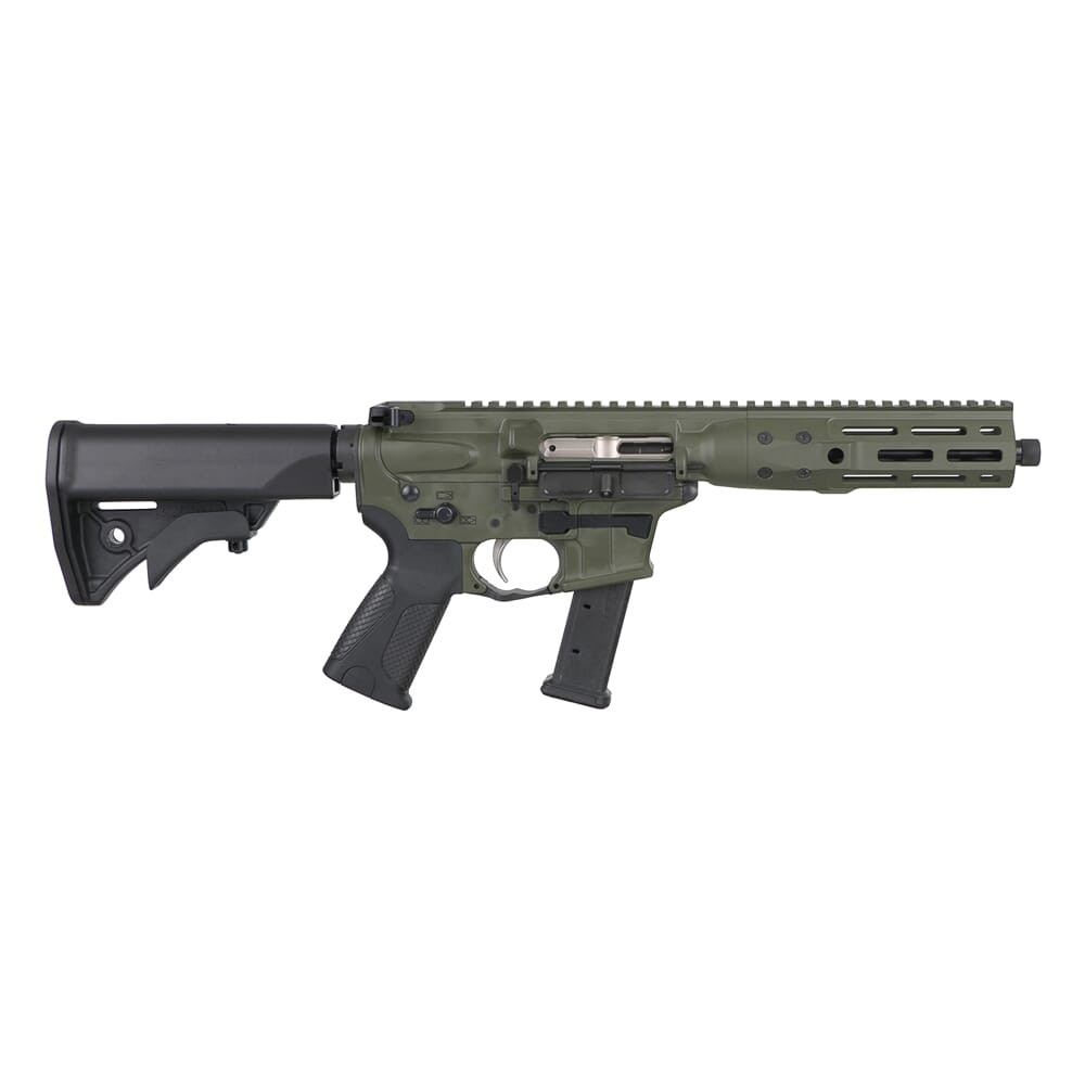 LWRC IC-9 9mm 5.6" 1:10" 1/2x28 OD Green Short Barreled Rifle (NFA) ICR9ODG5KS
