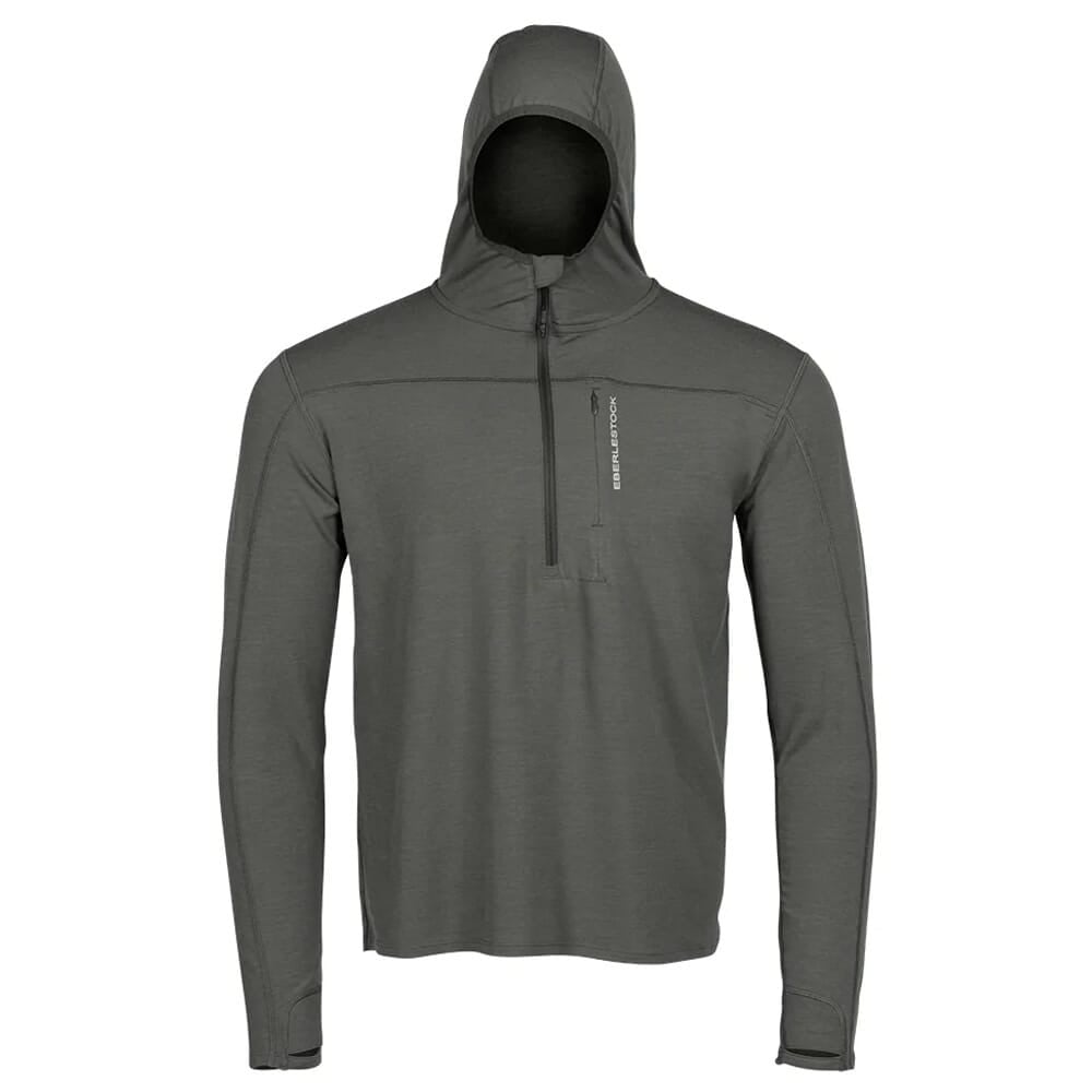 Eberlestock Lochsa Merino 1/2 Zip Hoody Gunmetal Small L12TS