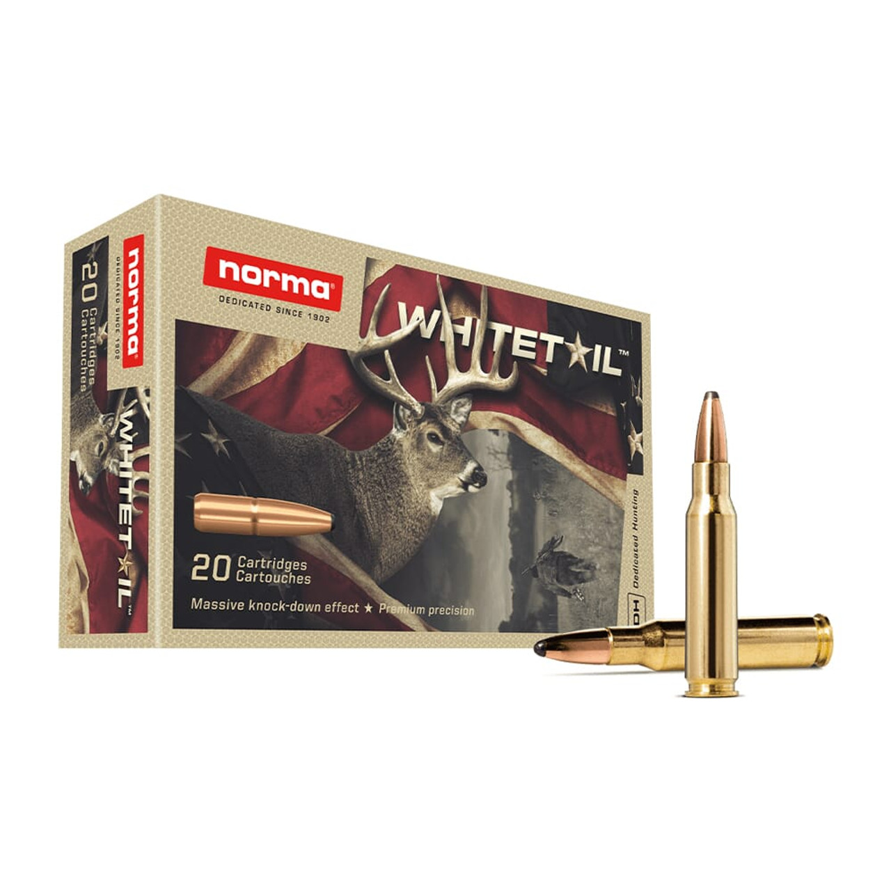 Norma Whitetail 30-30 Win 150gr Centerfire Rifle Ammo (20/box) 20177672
