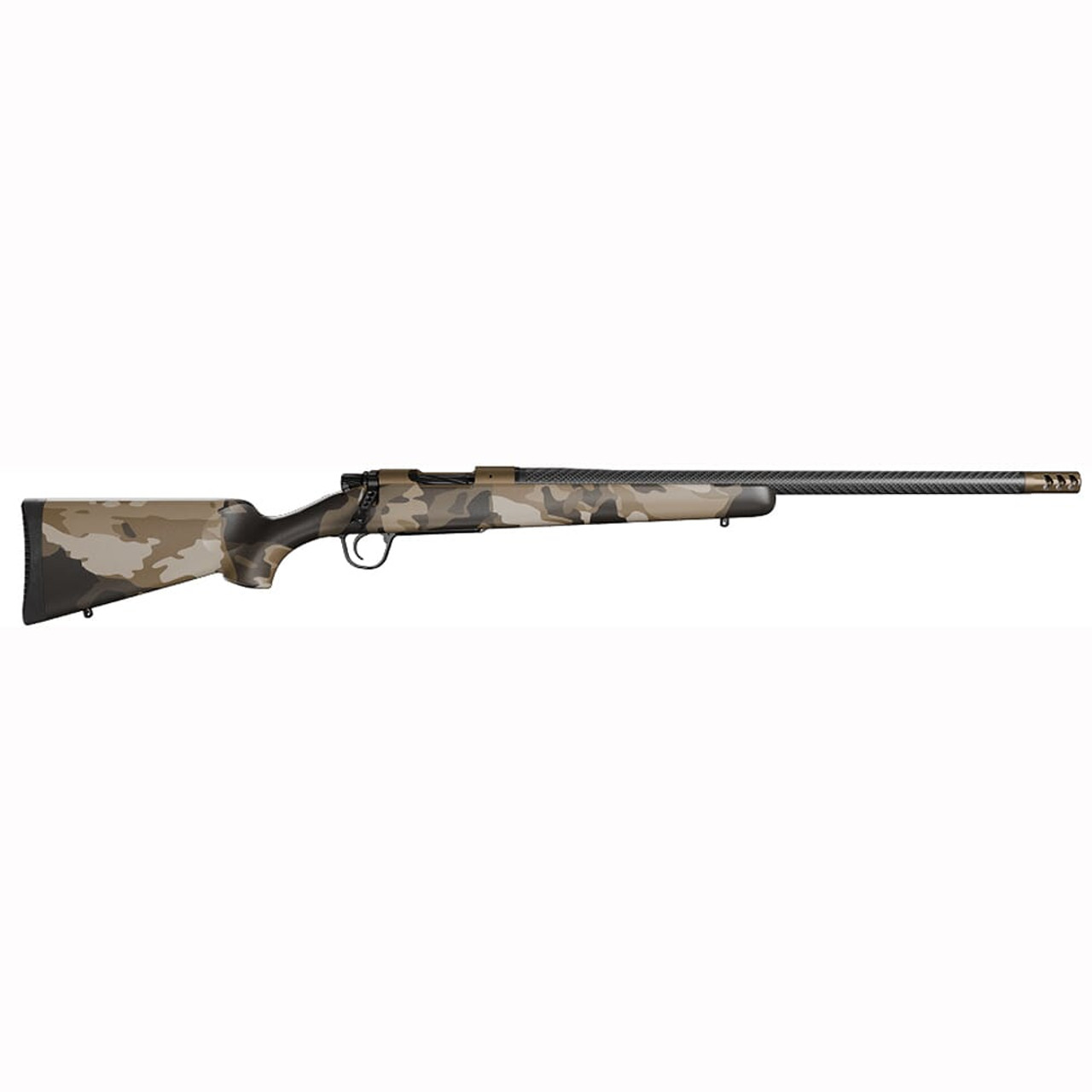 Christensen Arms Ridgeline FFT BBZ Barren Dune 270 Win 20" Burnt Bronze Cerakote Action Carbon Barren Dune Stock 801-06520-00