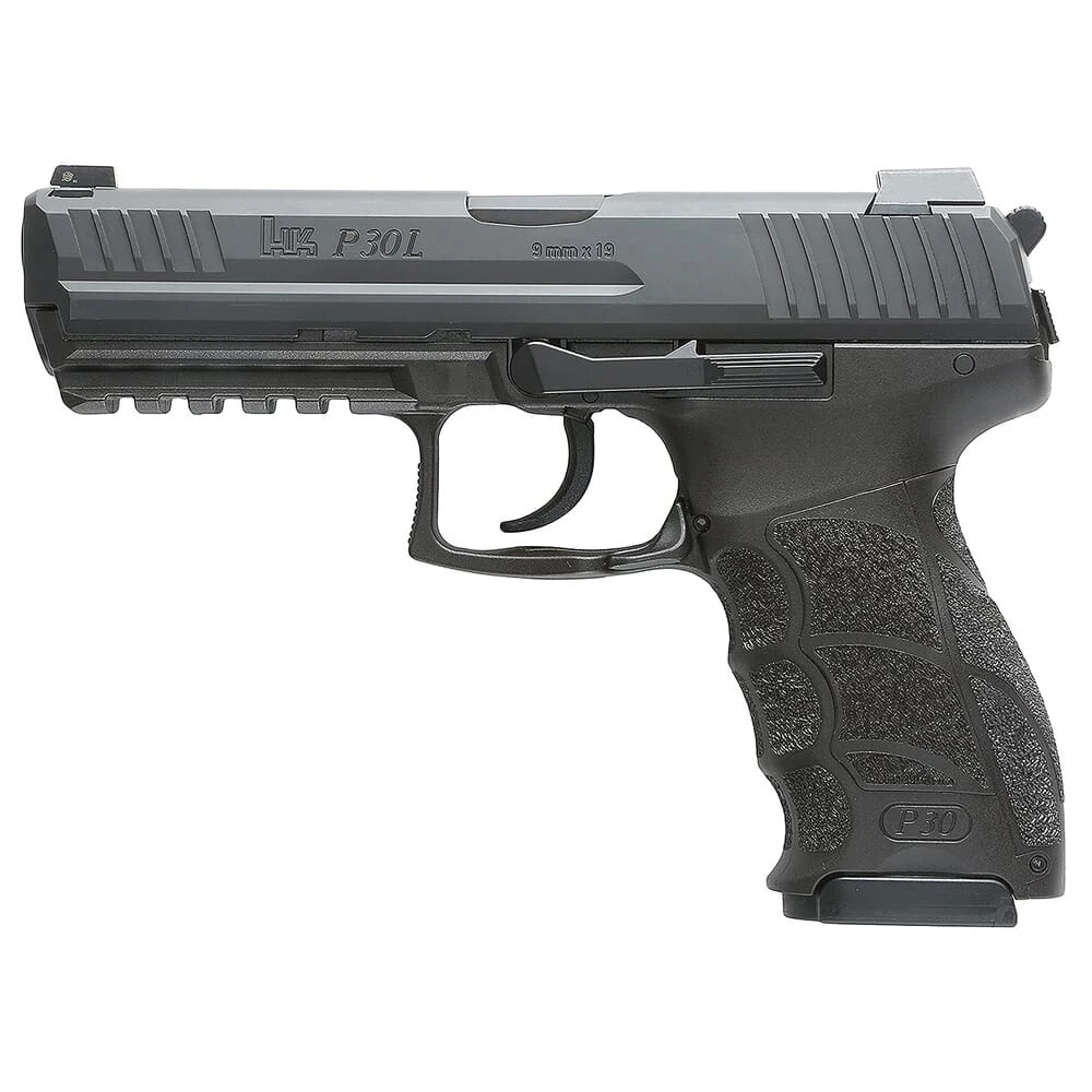 HK P30L V3 9mm 4.45" Bbl Pistol w/Decocker, (1) 17rd & (1) 20rd Mags 81001092