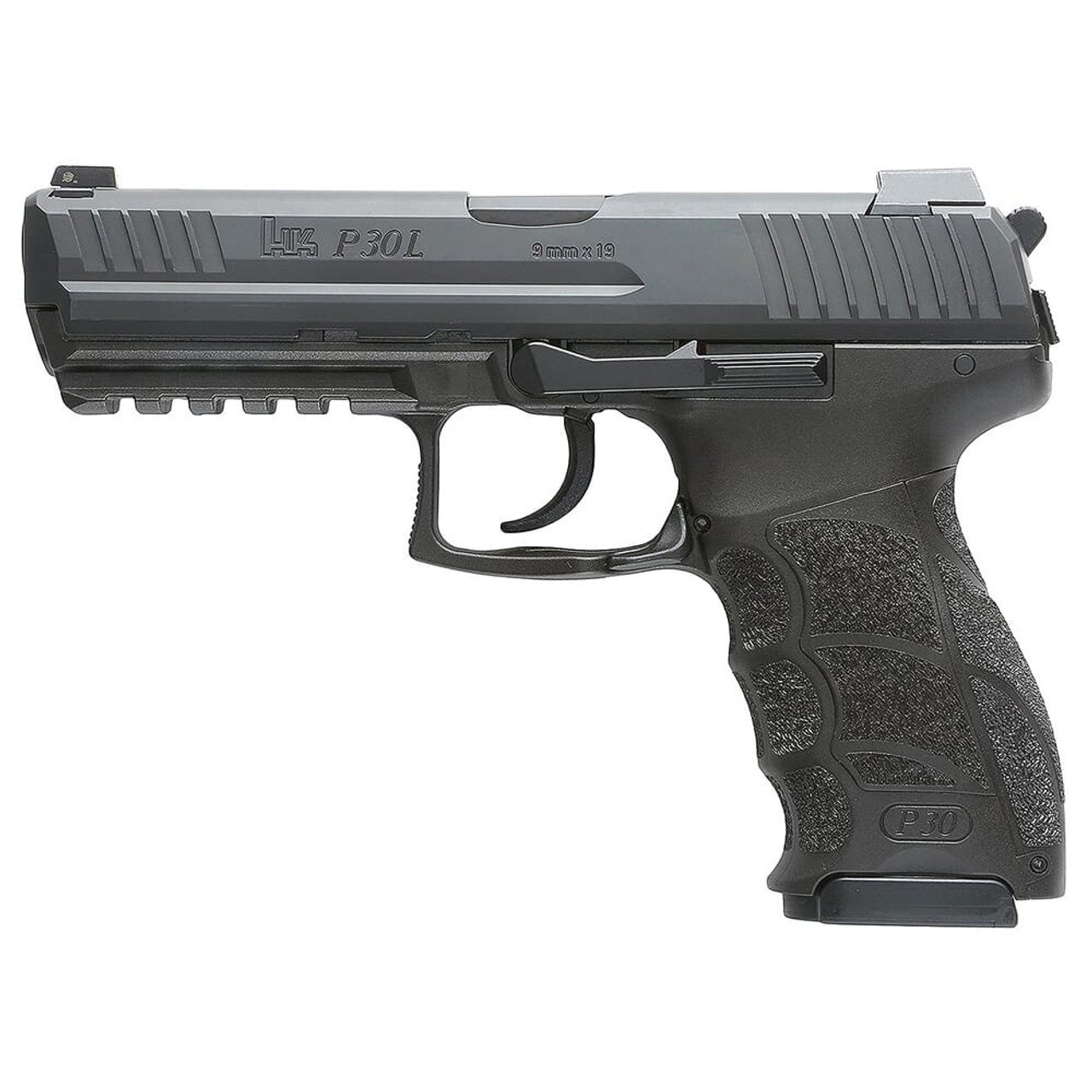 HK P30L V3 9mm 4.45" Bbl Pistol w/Decocker, (1) 17rd & (1) 20rd Mags 81001092