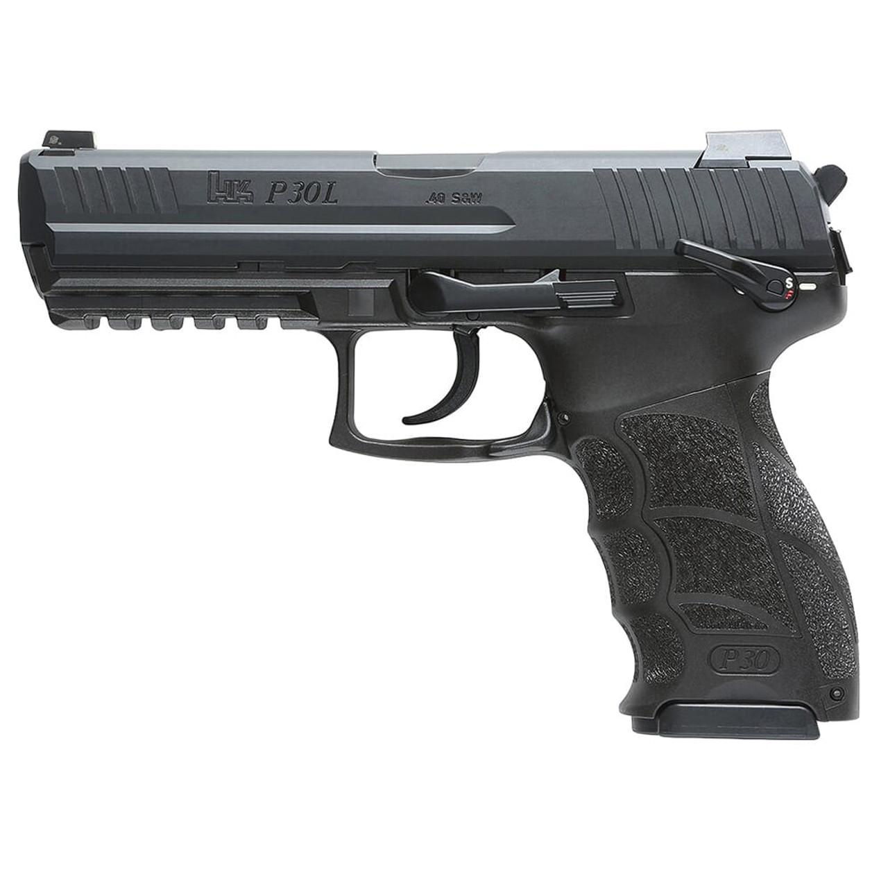 HK P30L V3.40 S&W 4.45" Bbl Pistol w/Ambi Safety Decocker & (2) 10rd Mags 81001096