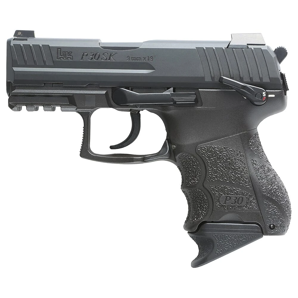 HK P30SK V3 9mm 3.27" Bbl Pistol w/Ambi Safety, Decocker & (2) 10rd Mags 81001110