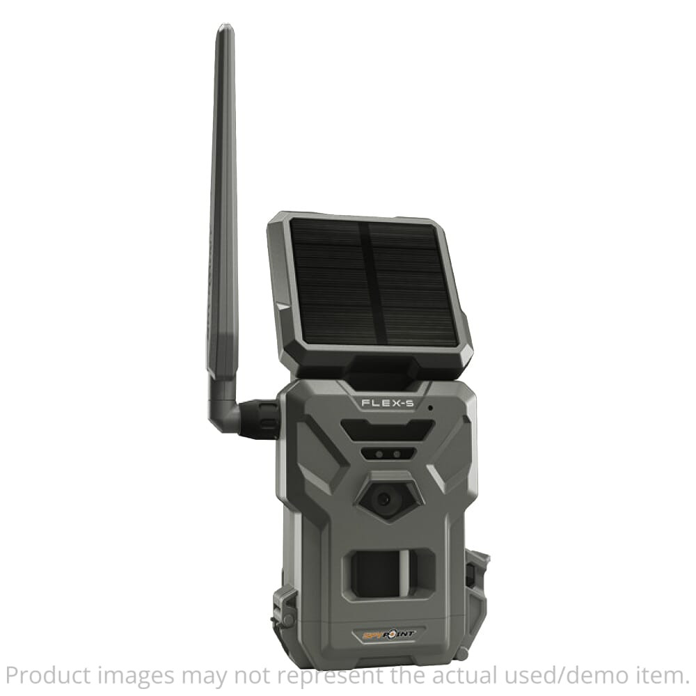 Spypoint DEMO Flex S Cellular Trail Camera w/Solar Panel 01881 - Like New UA6238
