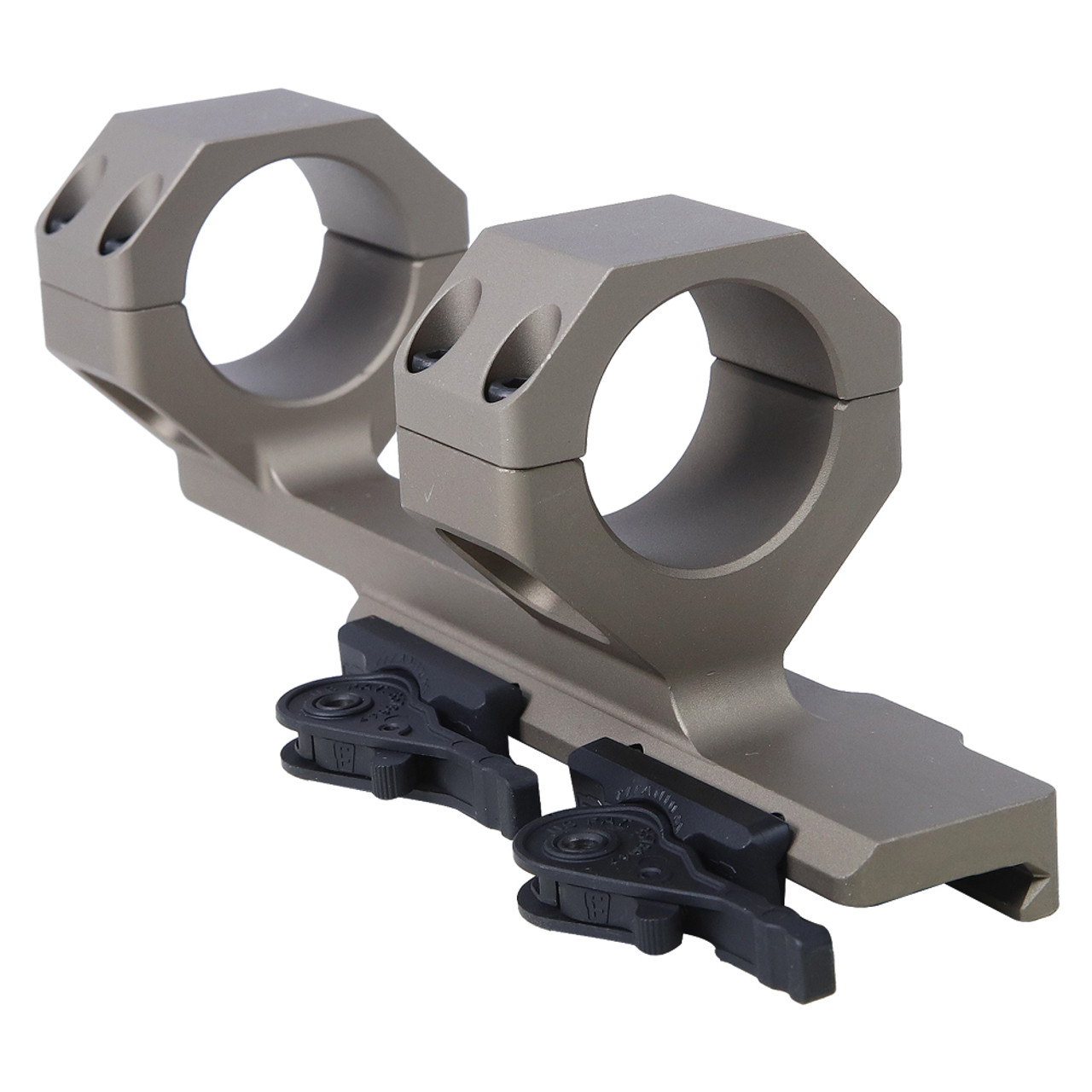 ADM AD-DELTA 30mm FDE Scope Mount w/2" Offset & Dual QD Titanium Lever AD-DELTA-C-30-FDE-TL