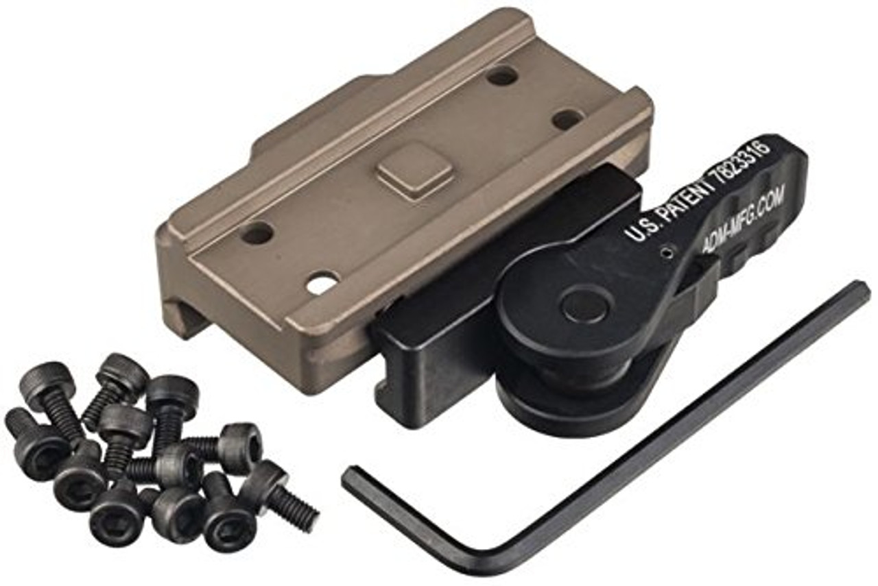 ADM AD-T1 Aimpoint T1/T2 Low QD FDE Micro Red Dot Mount w/QD STD Lever AD-T1-L-FDE-STD