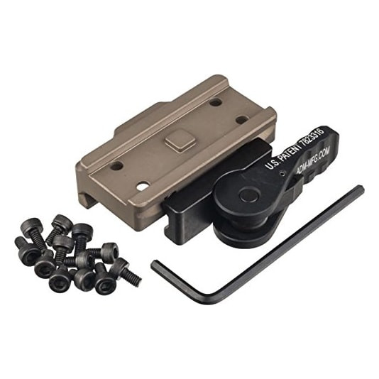 ADM AD-T1 Aimpoint T1/T2 Low QD FDE Micro Red Dot Mount w/QD STD Lever AD-T1-L-FDE-STD