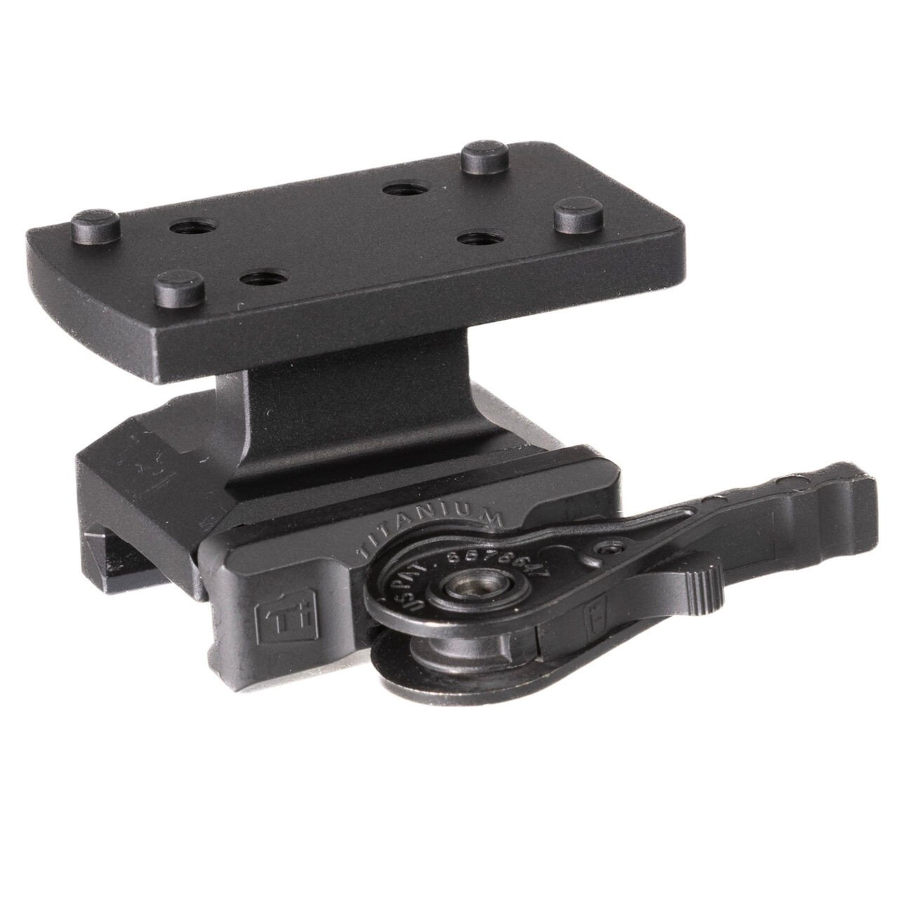 ADM AD-TR Delta Point Pro 1/3 Co-Witness Lightweight Red Dot Mount w/QD Titanium Lever AD-TR-LW-11-TL