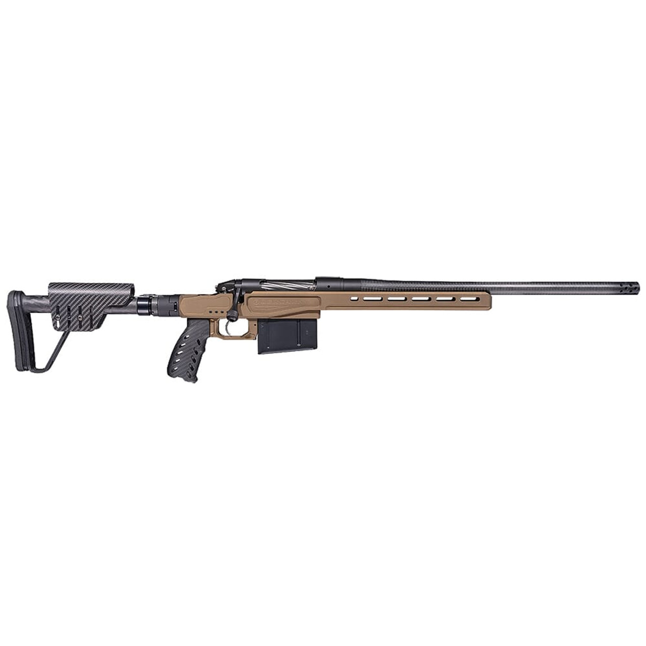 Bergara Premier Series MG Lite .22 Creedmoor 20" 1:8" 5/8"x24 #6 CF Bbl Burnt Bronze Rifle w/Magnesium Folding Chassis & Omni MB BPR37-22CM