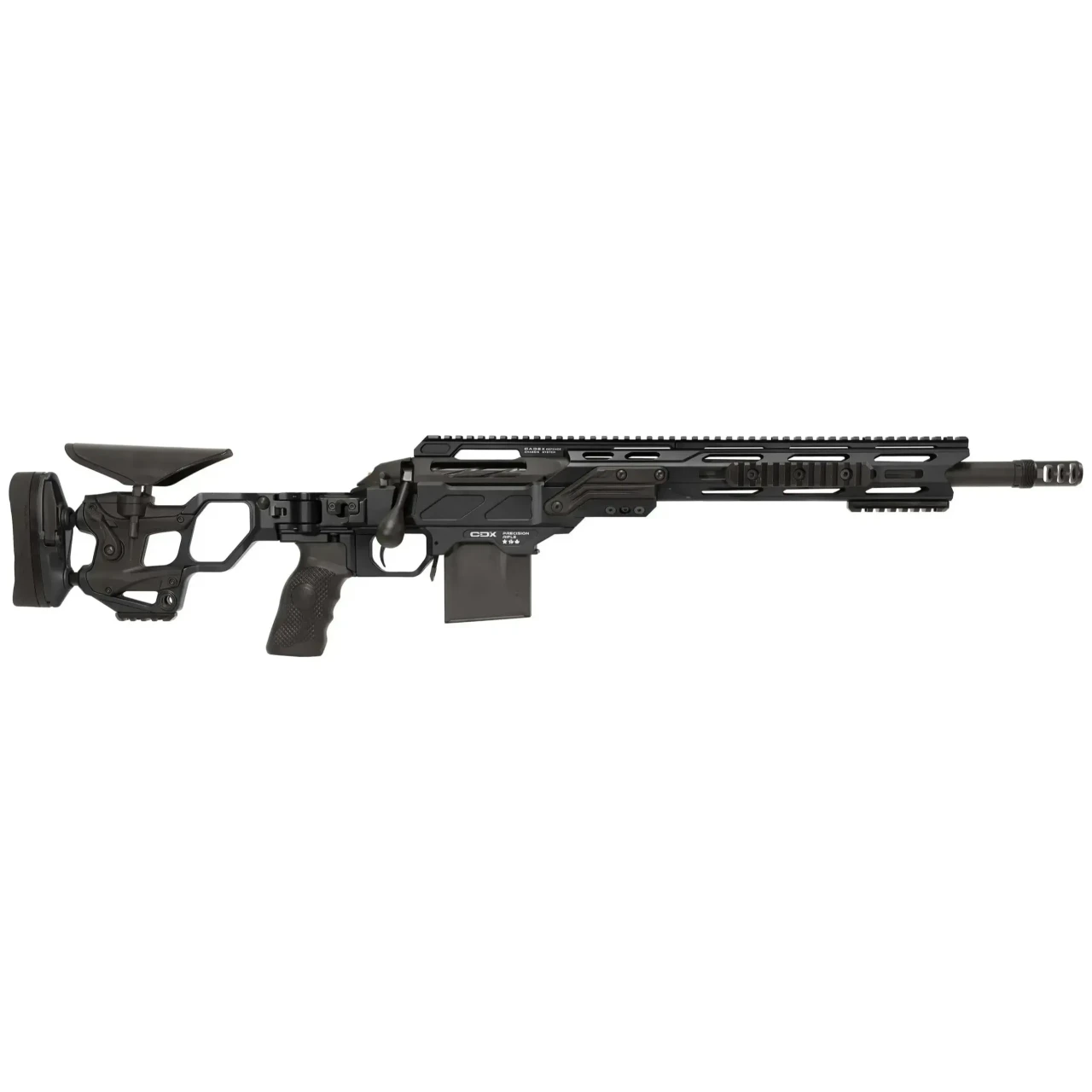 Cadex : Cadex Rifles : CDX-SS SEVEN S.T.A.R.S. : CDXSS-COV-6.5-165-CP20-A2B1N-BLK-Cadex