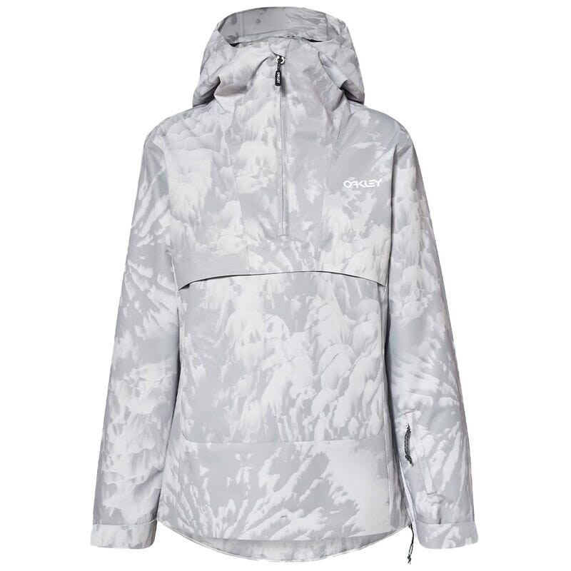 Oakley Holly Gray Mountain Tie-Dye Anorak Jacket Medium FOA500124-9M1-M