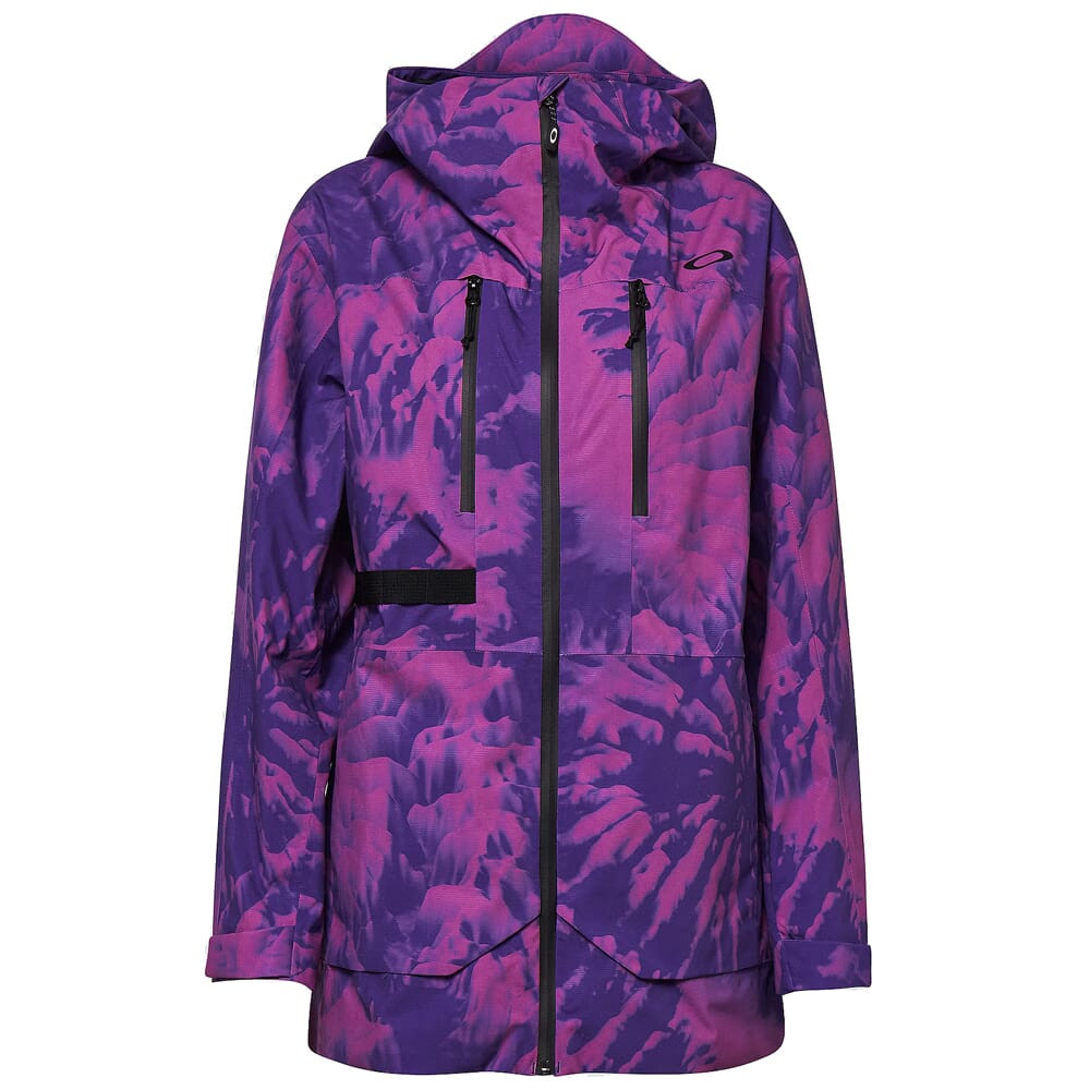 Oakley TC Earth Purple Mountain Tie-Dye Print Shell Jacket XXL