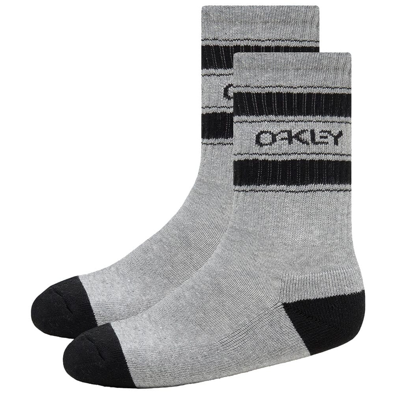 Oakley B1B Icon New Granite Heather 3pc Socks Large FOS900353-28B-L