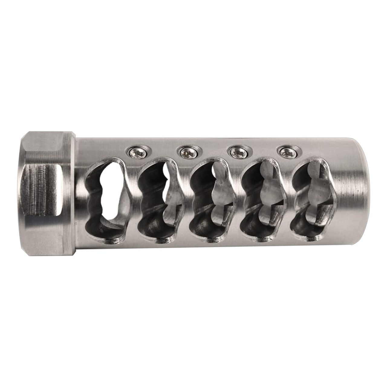 American Precision Arms Gen 4 Fat Bastard Self Timing Muzzle Brake 5/8x24 / 6.5mm / Stainless G4F5865S
