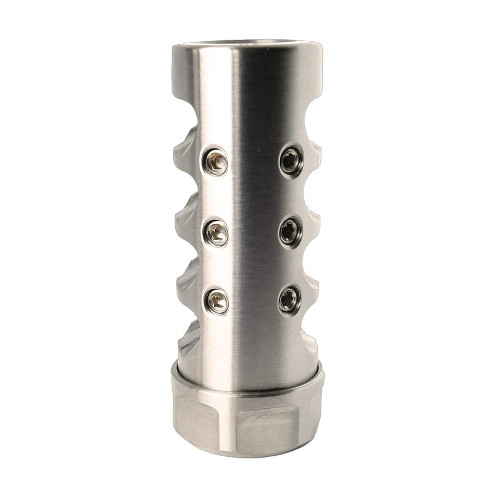 American Precision Arms Gen 4 Little Bastard Self Timing Muzzle Brake 5/8x24 / 6mm / Stainless G4L5860S