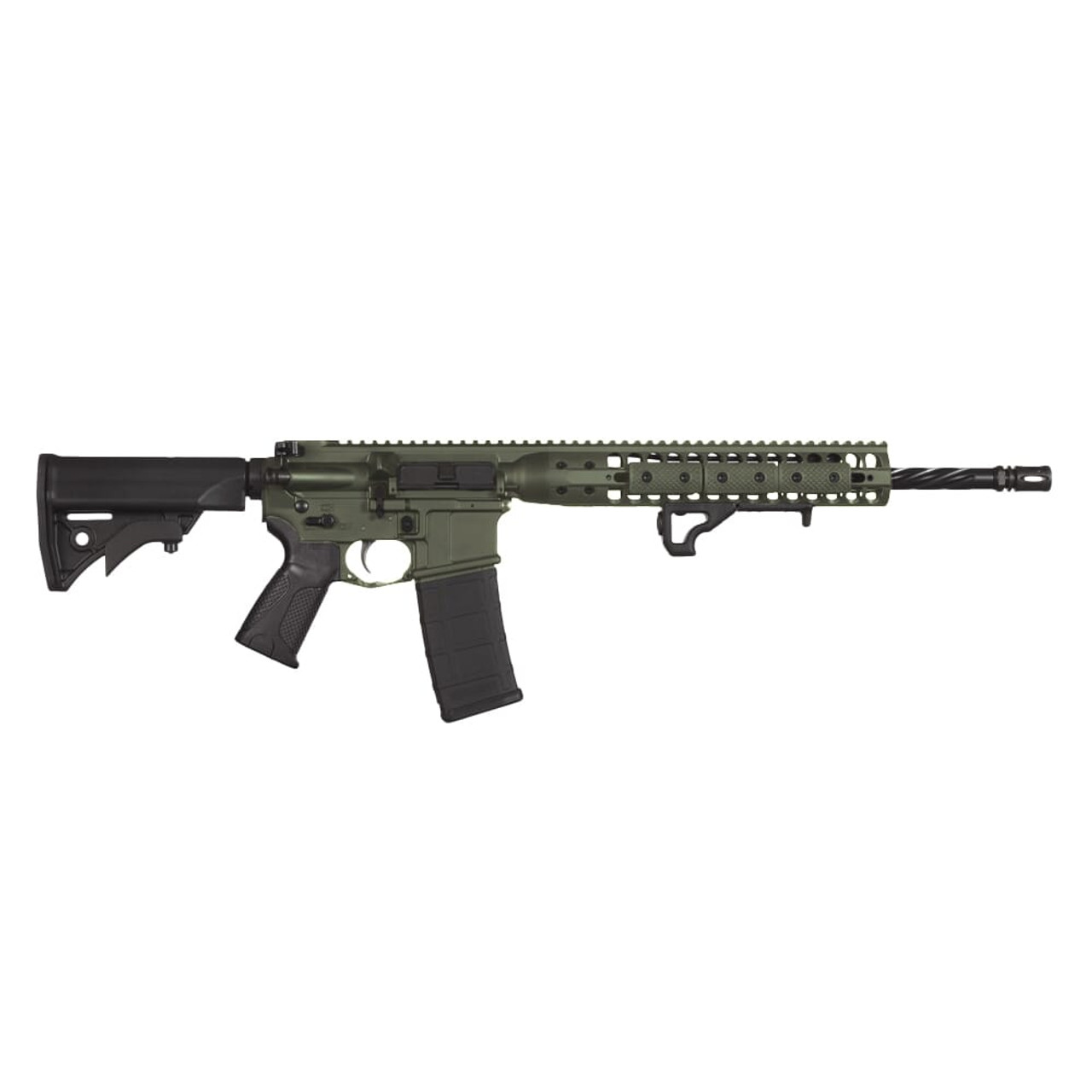 LWRC ICDI 5.56mm 16" 1/7" 1/2x28 TPI OD Green Discovery Impingement Discovery ICDIR5ODG16E