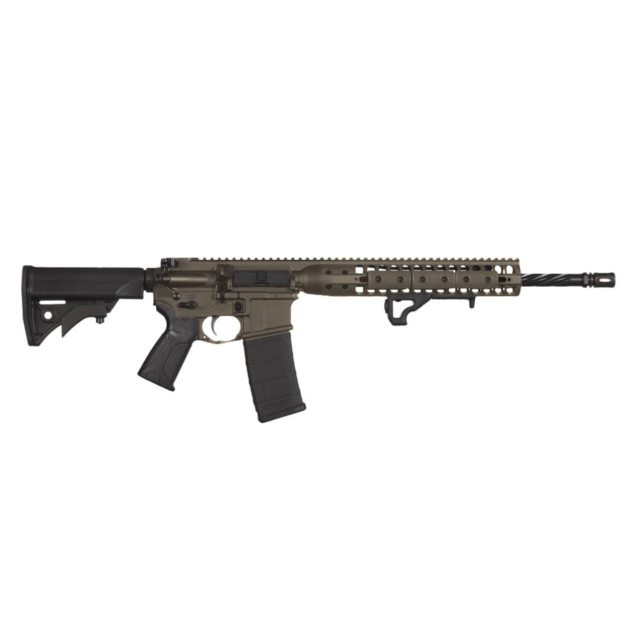 LWRC ICDI 5.56mm 16" 1/7" 1/2x28 TPI Patriot Brown Impingement Discovery ICDIR5PBC16E
