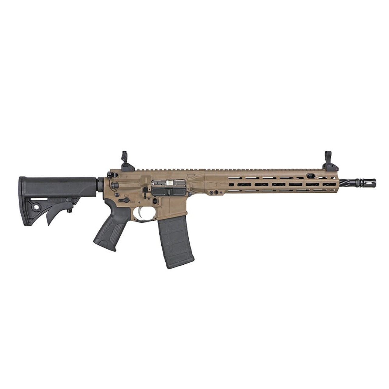 LWRC ICMKII 5.56mm 16" 1/7" 1/2x28 Flat Dark Earth CA Compliant Individual Carbine ICMKIIR5CK16CAC